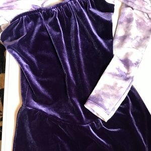 Gorgeous Royal Purple figure skating Dress